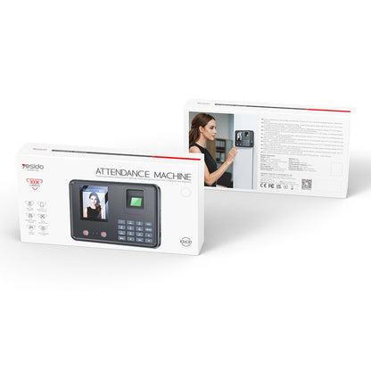 Dispositivo di Timbratura Biometrico Yesido KM30, Nero