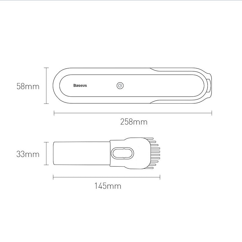 Baseus A1 Aspirapolvere per auto VCAQ010002