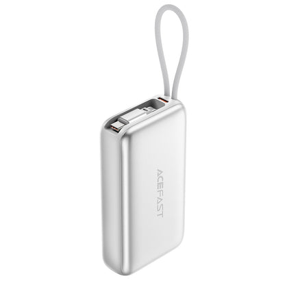 Batteria Esterna Acefast M32, 10000mAh, 35W, PD, 2 x USB-C, Argento