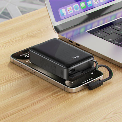 Batteria Esterna Acefast M4, 20000mAh, 67W, PD, 1 x USB-A - 2 x USB-C, Nera