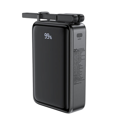 Batteria Esterna Acefast M4, 20000mAh, 67W, PD, 1 x USB-A - 2 x USB-C, Nera