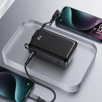 Batteria Esterna Acefast M4, 20000mAh, 67W, PD, 1 x USB-A - 2 x USB-C, Nera