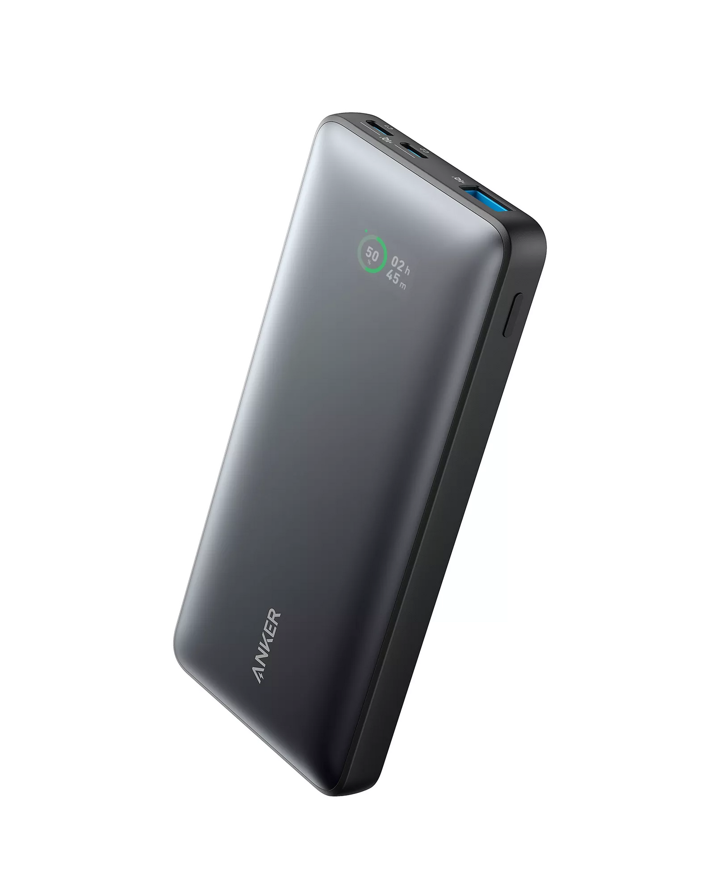 Batteria Esterna Anker 533 PowerCore, 10000mAh, 25W, QC + PD, 1 x USB-A - 2 x USB-C, Nera A1249G11