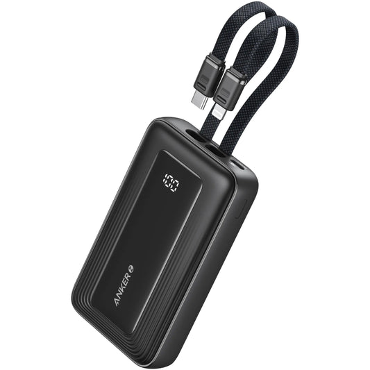 Batteria esterna Anker PowerCore, 20000mAh, 30W, QC + PD, 1 x Lightning - 1 x USB-A - 2 x USB-C, nero A1681G11 