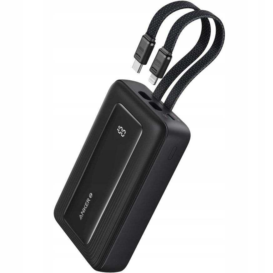 Batteria Esterna Anker PowerCore, 10000mAh, 30W, QC + PD, 1 x Lightning - 1 x USB-A - 2 x USB-C, Nera A1680G11