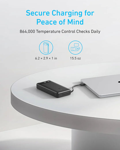 Batteria Esterna Anker PowerCore, 20000mAh, 87W, QC + PD, 1 x USB-A - 2 x USB-C, Nera, Resigillata A1383H11
