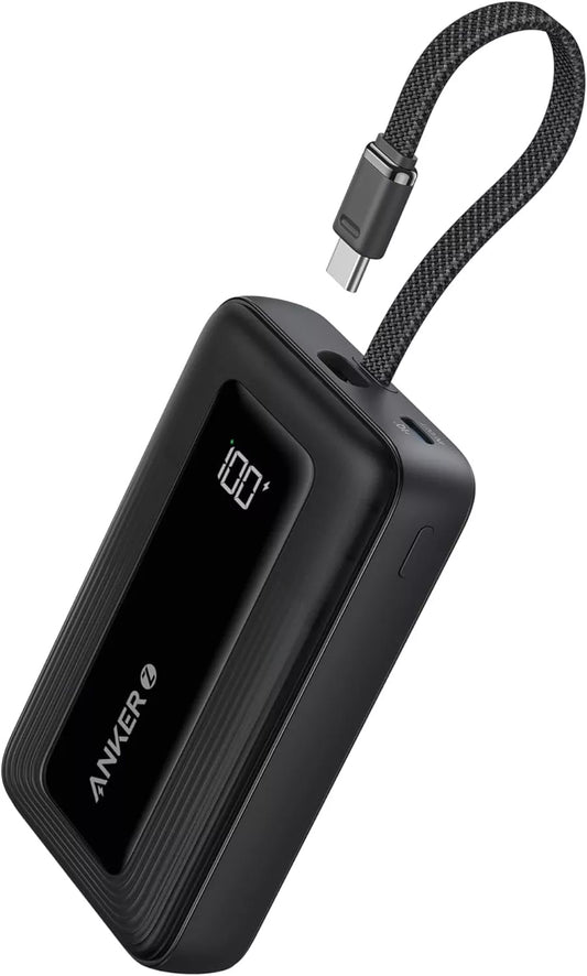 Batteria Esterna Anker Zolo, 20000mAh, 30W, QC + PD, 1 x USB-A - 2 x USB-C, Nera, Ricondizionata A1689H11
