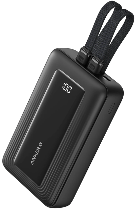 Power bank Anker Zolo, 20000 mAh, 30 W, QC + PD, 1 x Lightning - 1 x USB-A - 2 x USB-C, nera A1681012