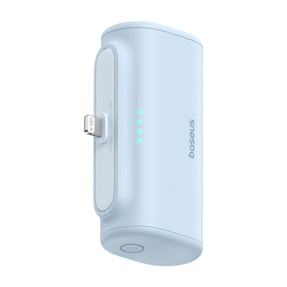 Batteria Esterna Baseus Compact, 5000mAh, 20W, PD, 1 x Lightning - 1 x USB-C, Blu P10068307313-00