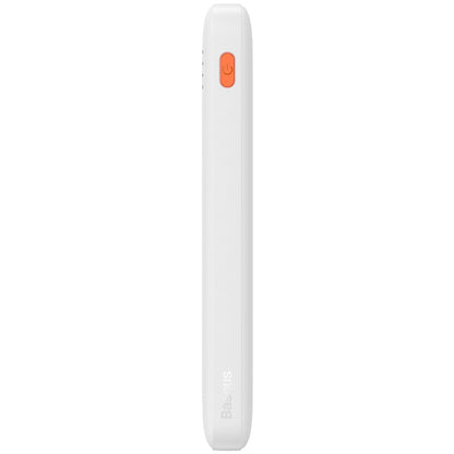 Batteria Esterna Baseus Airpow, 10000mAh, 20W, QC + PD, 1 x USB-A - 1 x USB-C, Bianca