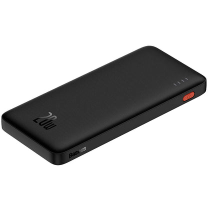 Batteria esterna Baseus Airpow, 10000mAh, 20W, QC + PD, 1 x USB-A - 1 x USB-C, nero PPQD090001 