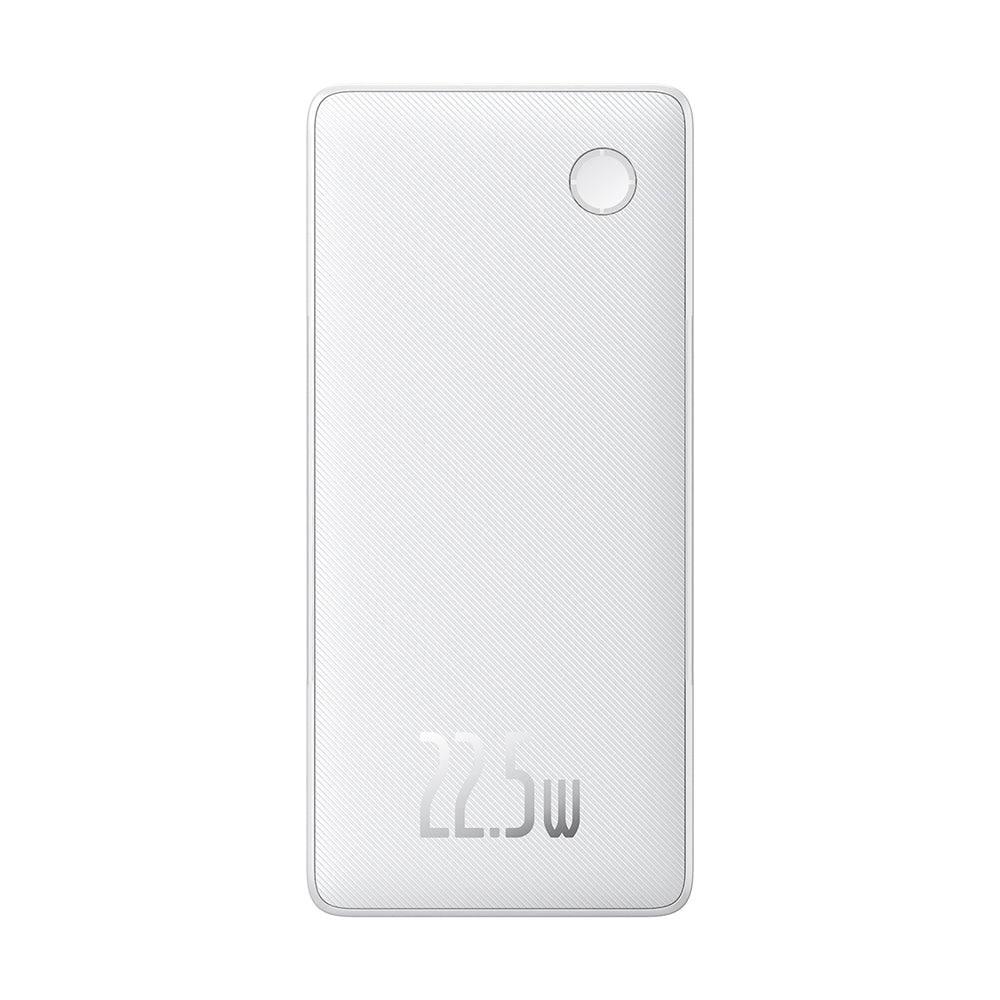 Batteria Esterna Baseus Airpow Lite, 10000mAh, 22.5W, QC + PD, 1 x Lightning - 1 x USB-A - 2 x USB-C, Bianca P10067501213-00