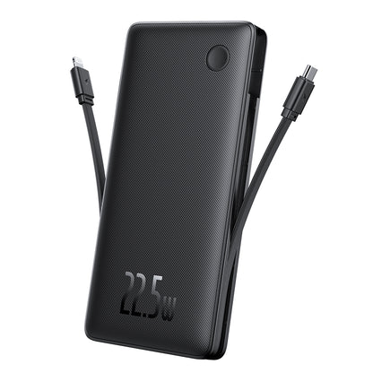 Batteria Esterna Baseus Airpow Lite, 10000mAh, 22.5W, QC + PD, 1 x Lightning - 1 x USB-A - 2 x USB-C, Nera P10067501123-00