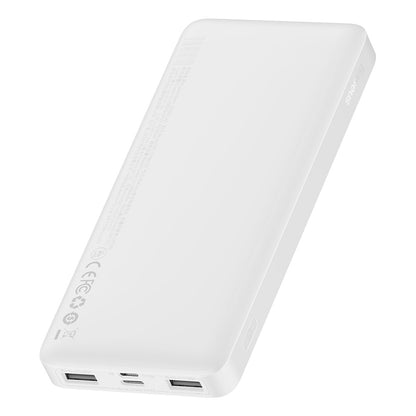 Batteria esterna Baseus Bipow, 10000mAh, 15W, 1 x USB-C - 2 x USB-A, bianco PPBD050002 