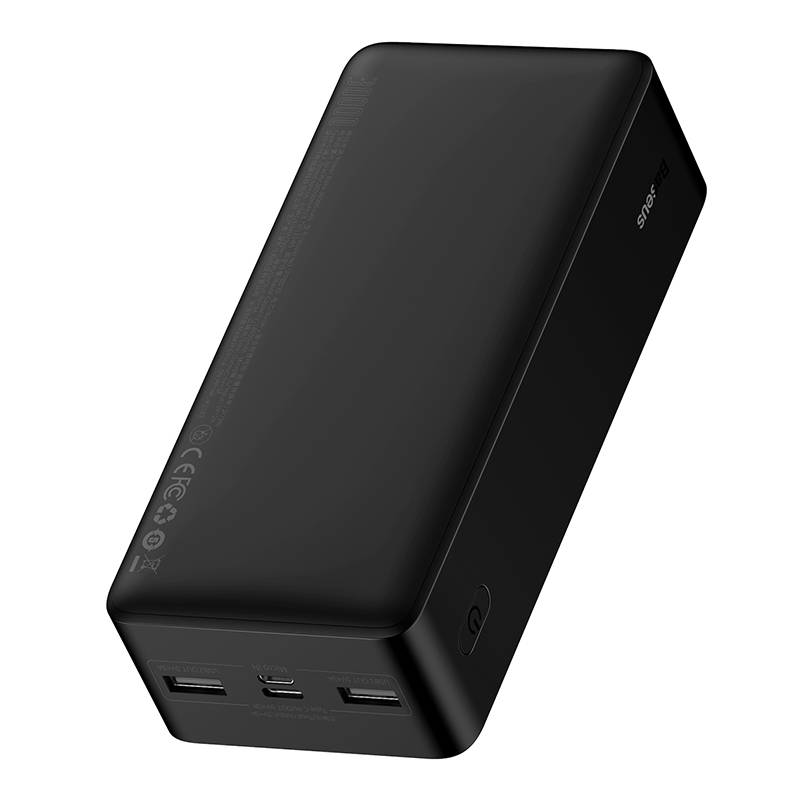 Batteria esterna Baseus Bipow, 30000mAh, 15W, 1 x USB-C - 2 x USB-A, Nero PPBD05050201 