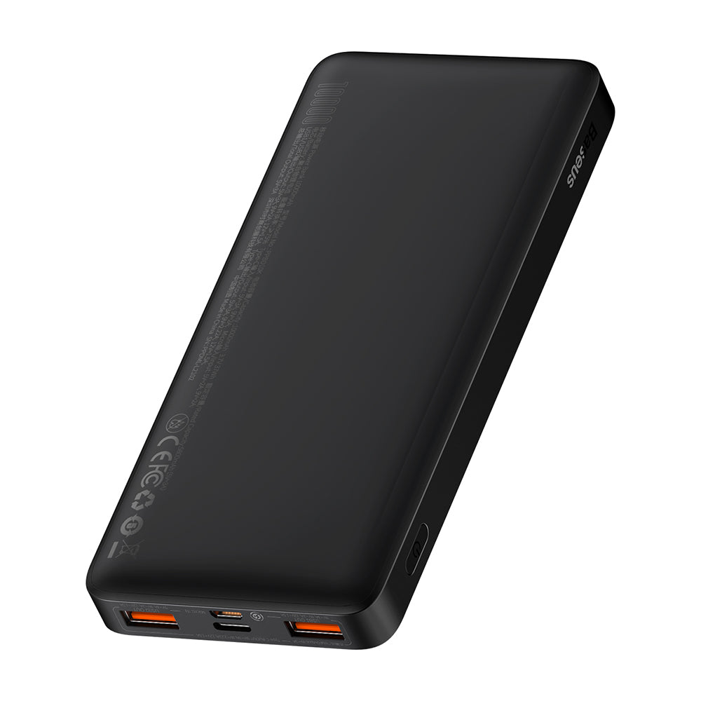 Batteria Esterna Baseus Bipow, 10000mAh, 20W, QC + PD, 1 x USB-C - 2 x USB-A, Nera PPBD050301