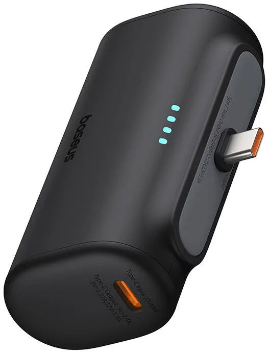 Batteria Esterna Baseus Compact, 5000mAh, 20W, PD, 2 x USB-C, Nera P10068306113-00