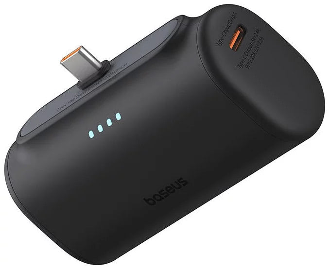Batteria Esterna Baseus Compact, 5000mAh, 20W, PD, 2 x USB-C, Nera P10068306113-00