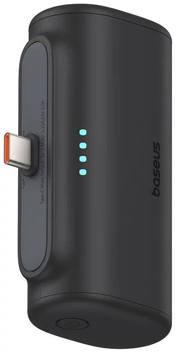Batteria Esterna Baseus Compact, 5000mAh, 20W, PD, 2 x USB-C, Nera P10068306113-00