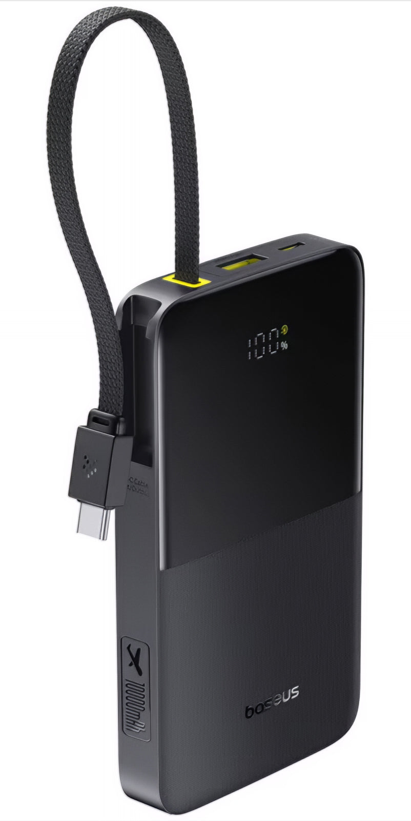 Batteria Esterna Baseus EnerFill Bipow2 Pro, 10000mAh, 22.5W, QC + PD, 1 x USB-A - 2 x USB-C, Nera E0027600
