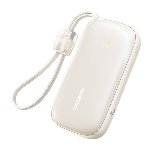 Batteria Esterna Baseus EnerFill FC21 Qpow 3 Ultra, 20000mAh, 45W, QC + PD, 1 x USB-A - 1 x USB-C, Beige E0027P01