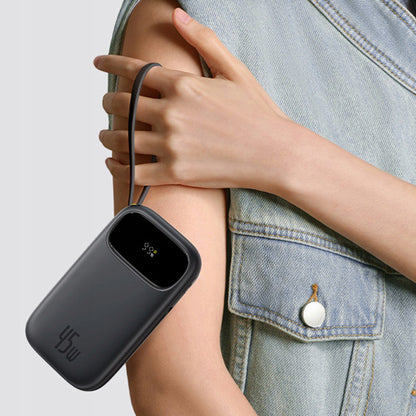 Batteria Esterna Baseus EnerFill FC31 Qpow 3, 10000mAh, 45W, QC + PD, 1 x Lightning - 1 x USB-A - 2 x USB-C, Bianca E0028C01