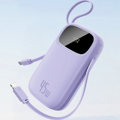 Batteria Esterna Baseus EnerFill FC31 Qpow 3, 10000mAh, 45W, QC + PD, 1 x Lightning - 1 x USB-A - 2 x USB-C, Nera E0028C00