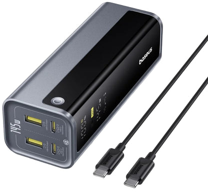 Batteria Esterna Baseus EnerGeek GP12, 20800mAh, 145W, QC + PD, 2 x USB-A - 2 x USB-C, Grigio P10082109813-00