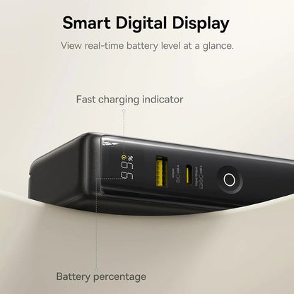 Batteria Esterna Baseus Nomos NT11 Omni US, 10000mAh, 67W, QC + PD, 1 x USB-A - 2 x USB-C, Nera P10078807123-00