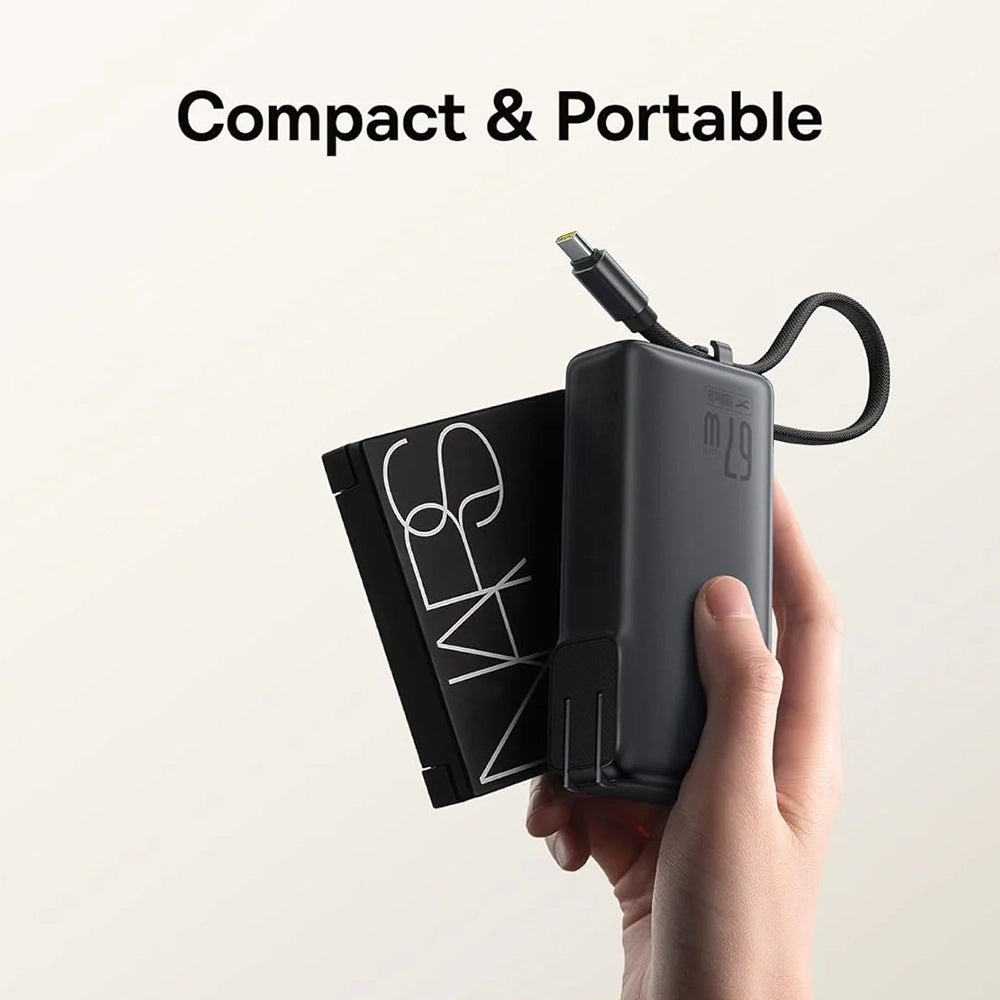 Batteria Esterna Baseus Nomos NT11 Omni US, 10000mAh, 67W, QC + PD, 1 x USB-A - 2 x USB-C, Nera P10078807123-00