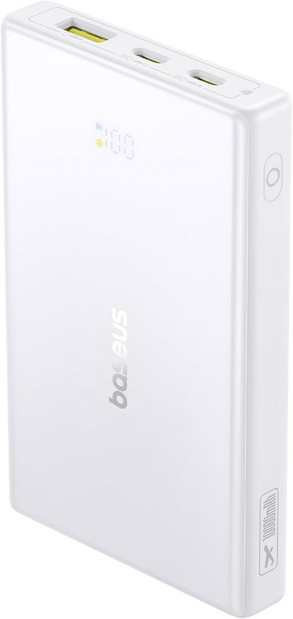 Batteria Esterna Baseus PicoGo, 10000mAh, 20W, QC + PD, 1 x USB-A - 2 x USB-C, Bianca P10076801213-00