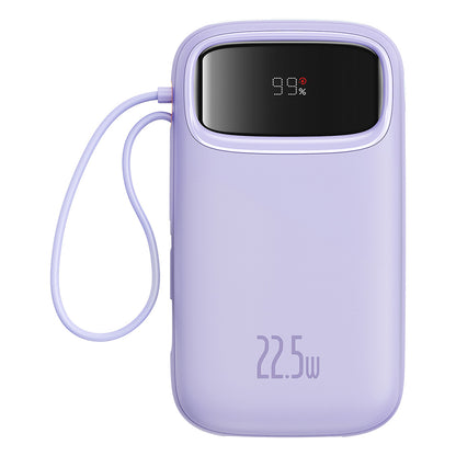 Batteria Esterna Baseus Qpow Pro+, 10000mAh, 22.5W, QC + PD, 1 x Lightning - 1 x USB-A - 2 x USB-C, Viola P10055003513-00