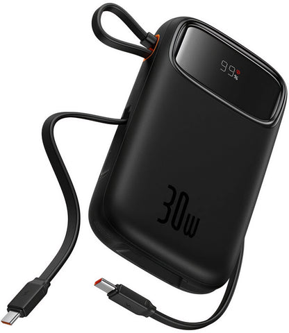 Batteria Esterna Baseus Qpow2, 20000mAh, 30W, QC + PD, 1 x USB-A - 3 x USB-C, Nera P10055009113-00