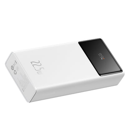 Batteria Esterna Baseus Star Lord, 20000mAh, 22.5W, QC + PD, 1 x USB-C - 2 x USB-A, Bianca PPXJ080002
