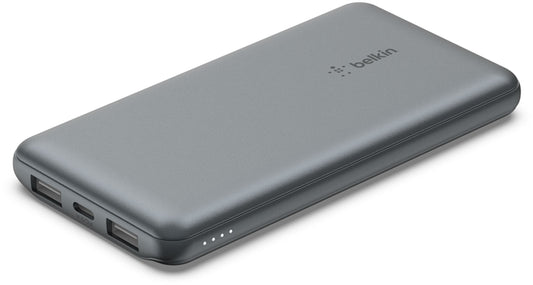 Batteria Esterna Belkin BoostCharge, 10000mAh, 15W, 1 x USB-C - 2 x USB-A, Grigio BPB011btGY