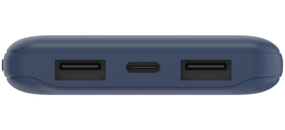 Batteria Esterna Belkin BoostCharge, 10000mAh, 15W, 1 x USB-C - 2 x USB-A, Blu Navy BPB011btBL