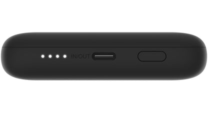 Batteria Esterna Belkin BoostCharge Plus, 10000mAh, 23W, QC + PD, 1 x Lightning - 2 x USB-C, Nera BPB006btBLK