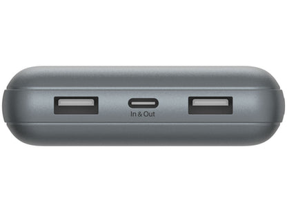 Batteria Esterna Belkin BoostCharge Pro, 20000mAh, 15W, 1 x USB-C - 2 x USB-A, Grigio BPB012btGY
