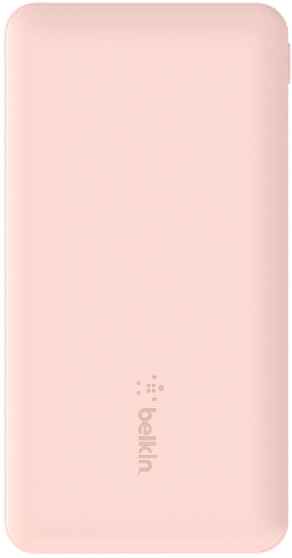 Batteria Esterna Belkin BoostCharge, 10000mAh, 15W, 1 x USB-C - 2 x USB-A, Rosa BPB011btRG