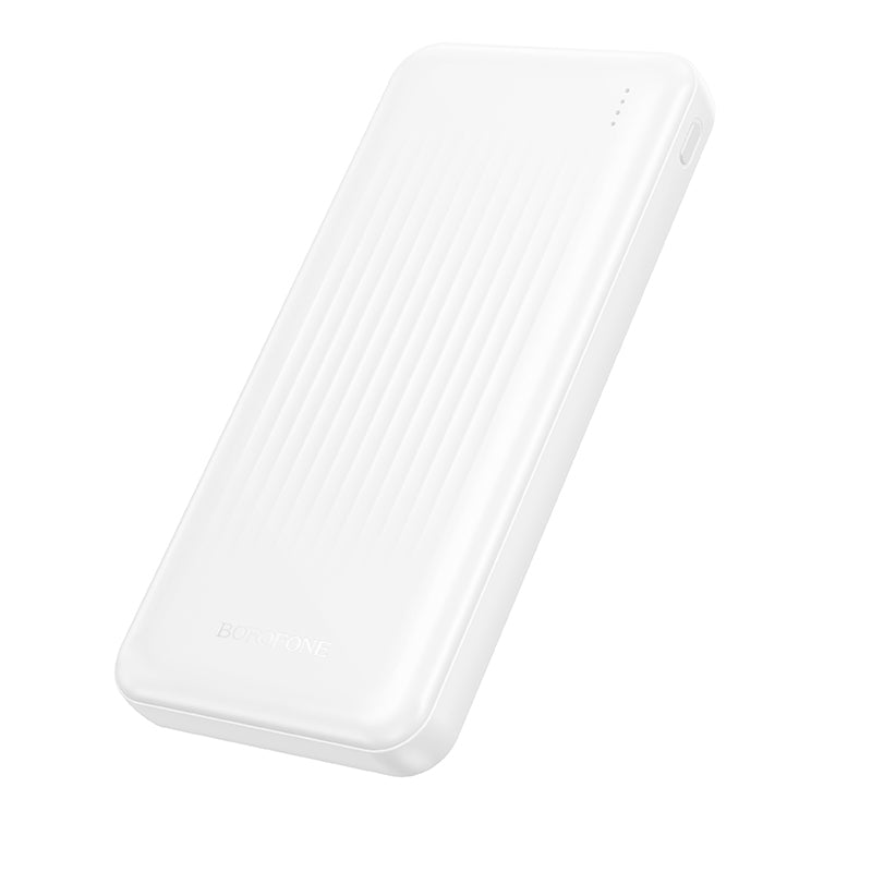 Batteria Esterna Borofone BJ80A Clever, 10000mAh, 22.5W, QC + PD, 1 x USB-C - 2 x USB-A, Bianca