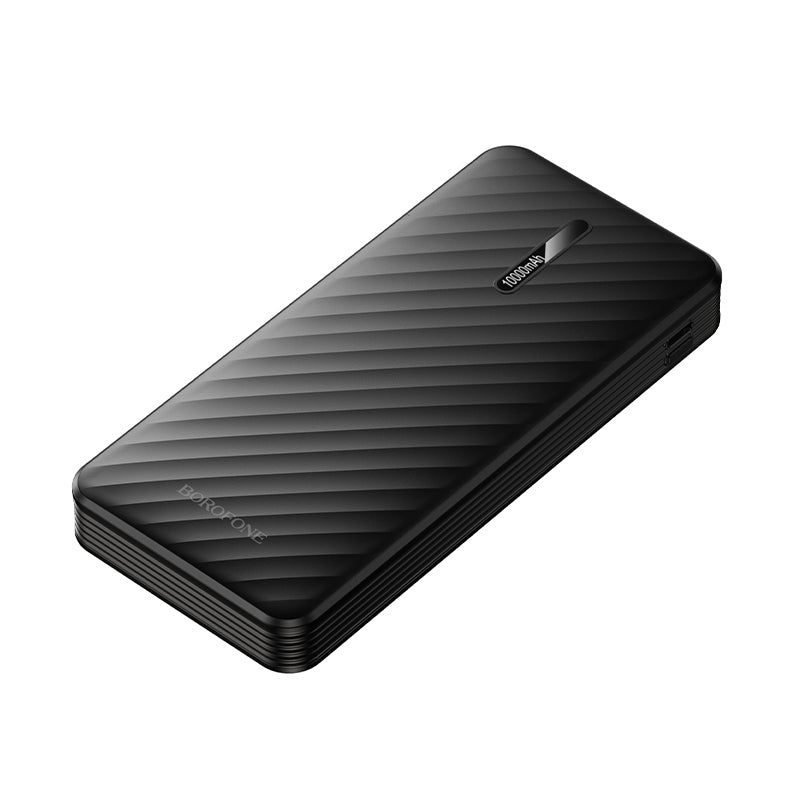 Batteria Esterna Borofone BJ84 Smooth, 10000mAh, 10W, 1 x Lightning - 1 x microUSB - 1 x USB-A - 1 x USB-C, Nera