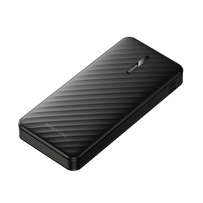 Batteria Esterna Borofone BJ84 Smooth, 10000mAh, 10W, 1 x Lightning - 1 x microUSB - 1 x USB-A - 1 x USB-C, Nera