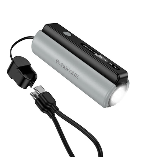 Batteria Esterna Borofone BJ87 Star, 5000mAh, 10W, 1 x USB-C, Grigio
