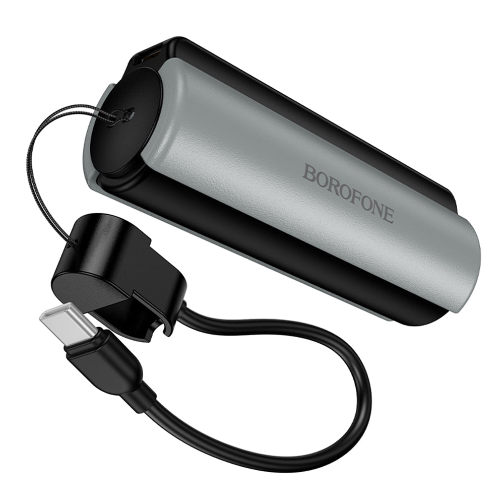 Batteria Esterna Borofone BJ87 Star, 5000mAh, 10W, 1 x USB-C, Grigio
