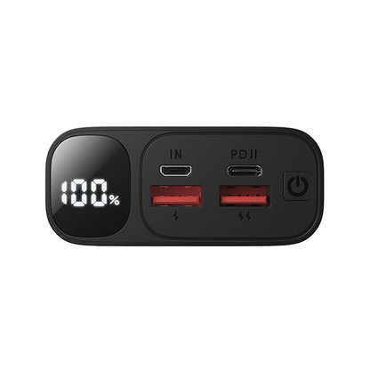 Batteria Esterna BWOO BO-P44, 20000mAh, 22.5W, QC + PD, 1 x USB-C - 2 x USB-A, Nera