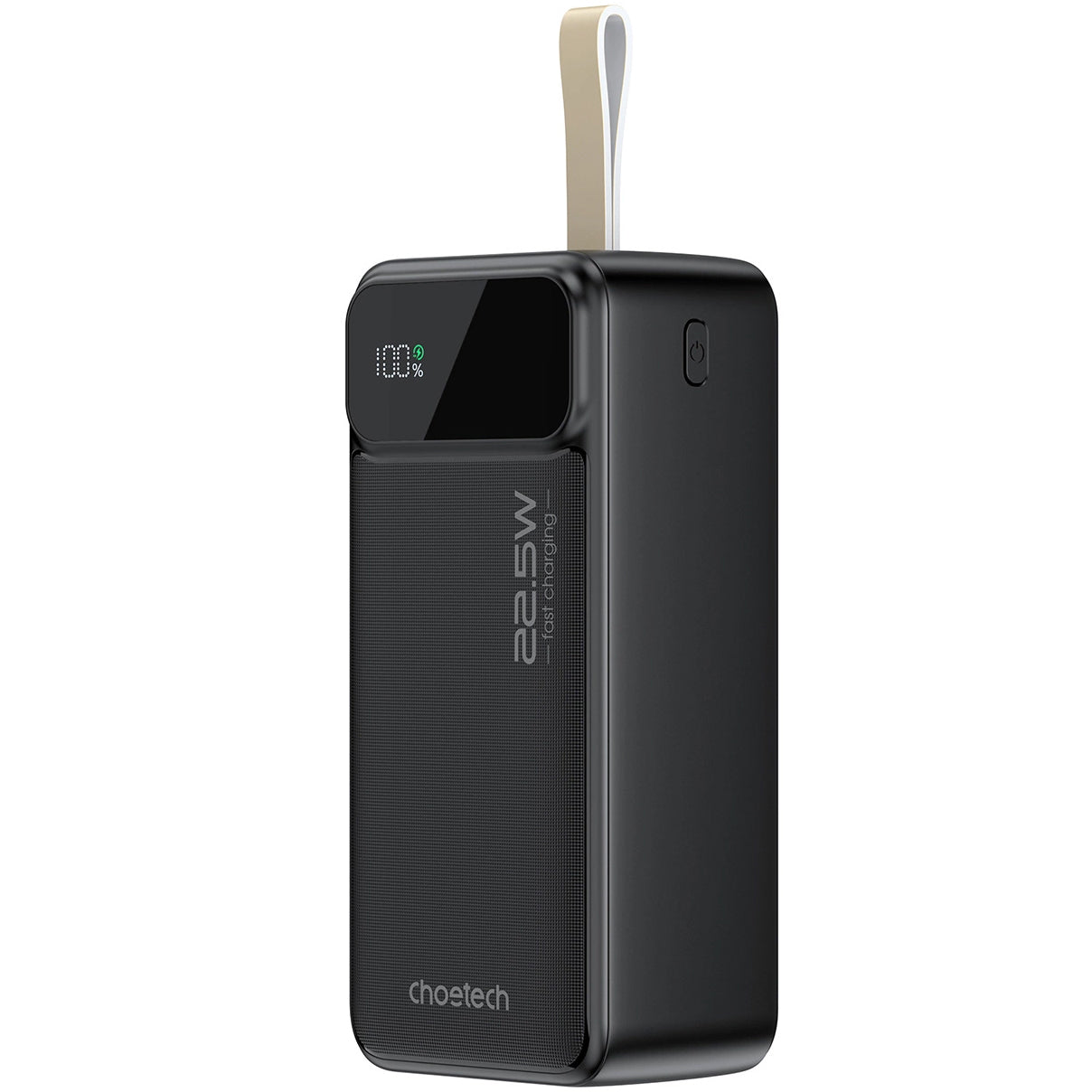 Batteria esterna Choetech B731, 40000mAh, 22,5W, QC + PD, 1 x USB-C - 2 x USB-A, Nero 