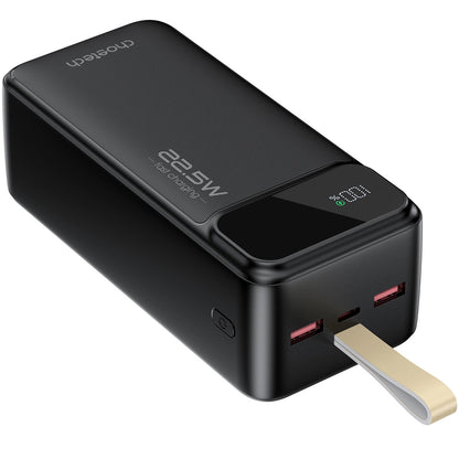 Batteria esterna Choetech B731, 40000mAh, 22,5W, QC + PD, 1 x USB-C - 2 x USB-A, Nero 