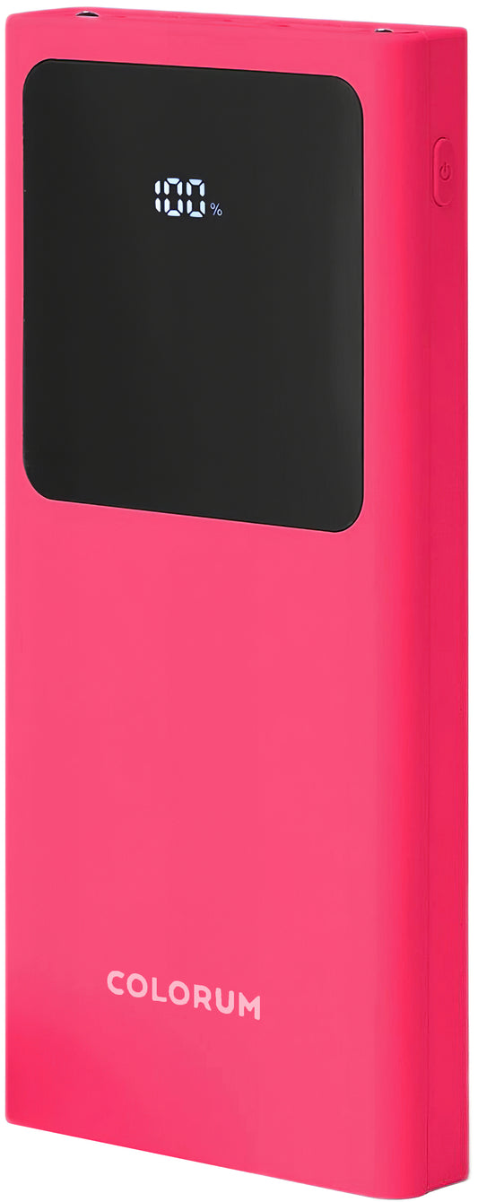 Batteria esterna Colorum CPB10-02, 10000mAh, 10W, 2 x USB-A, Magenta