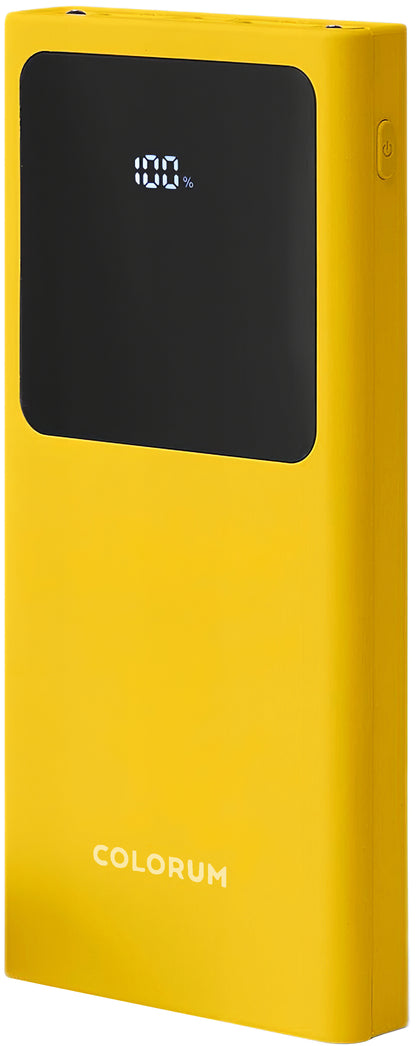 Batteria esterna Colourum CPB10-02, 10000mAh, 10W, 2 x USB-A, Giallo