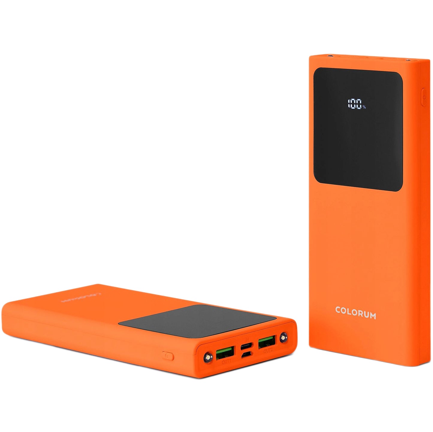 Batteria esterna Colorum CPB10-02, 10000mAh, 10W, 2 x USB-A, Arancione 